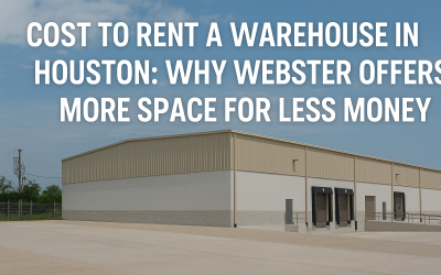 Cost to Rent a Warehouse in Houston: Why Webster Offers More Space for Less Money