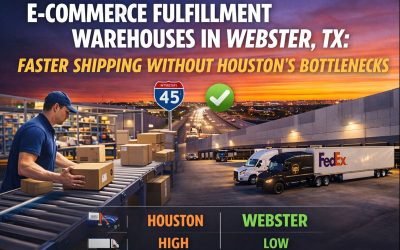 E-Commerce Fulfillment Warehouses in Webster, TX: Faster Shipping Without Houston’s Bottlenecks