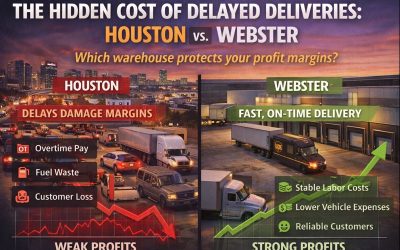 The Hidden Cost of Delayed Deliveries: Why Webster Warehouses Protect Your Profit Margins