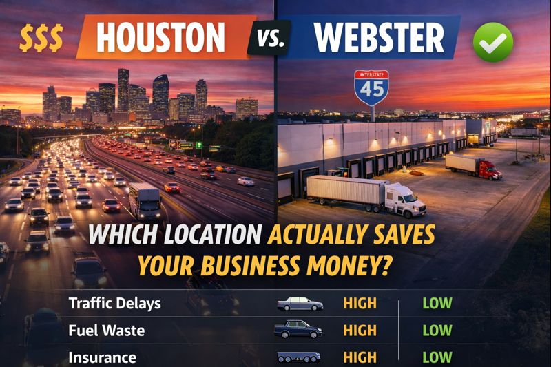 Houston vs. Webster Warehouses: Which Location Saves Money?