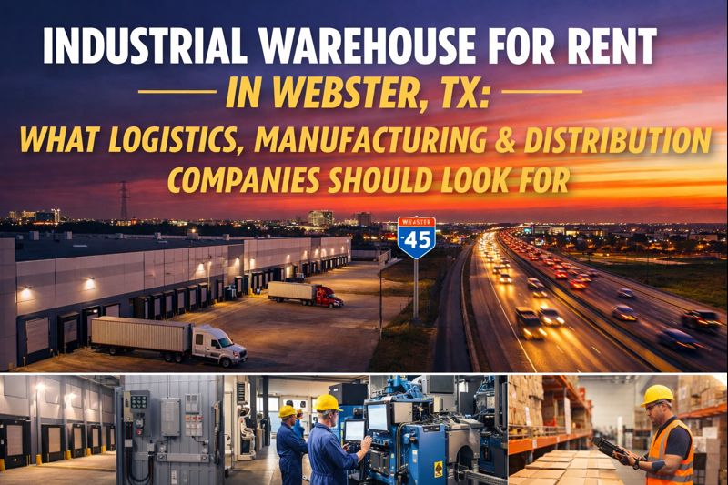 Industrial Warehouse for Rent in Webster, TX: What Businesses Should Look For